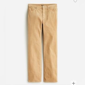 J. CREW High Rise Slim Demi Bootcut Pant in Corduroy